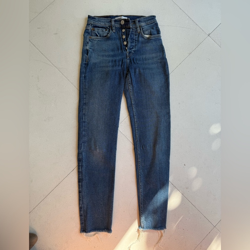 Re/Done high rise ankle crop